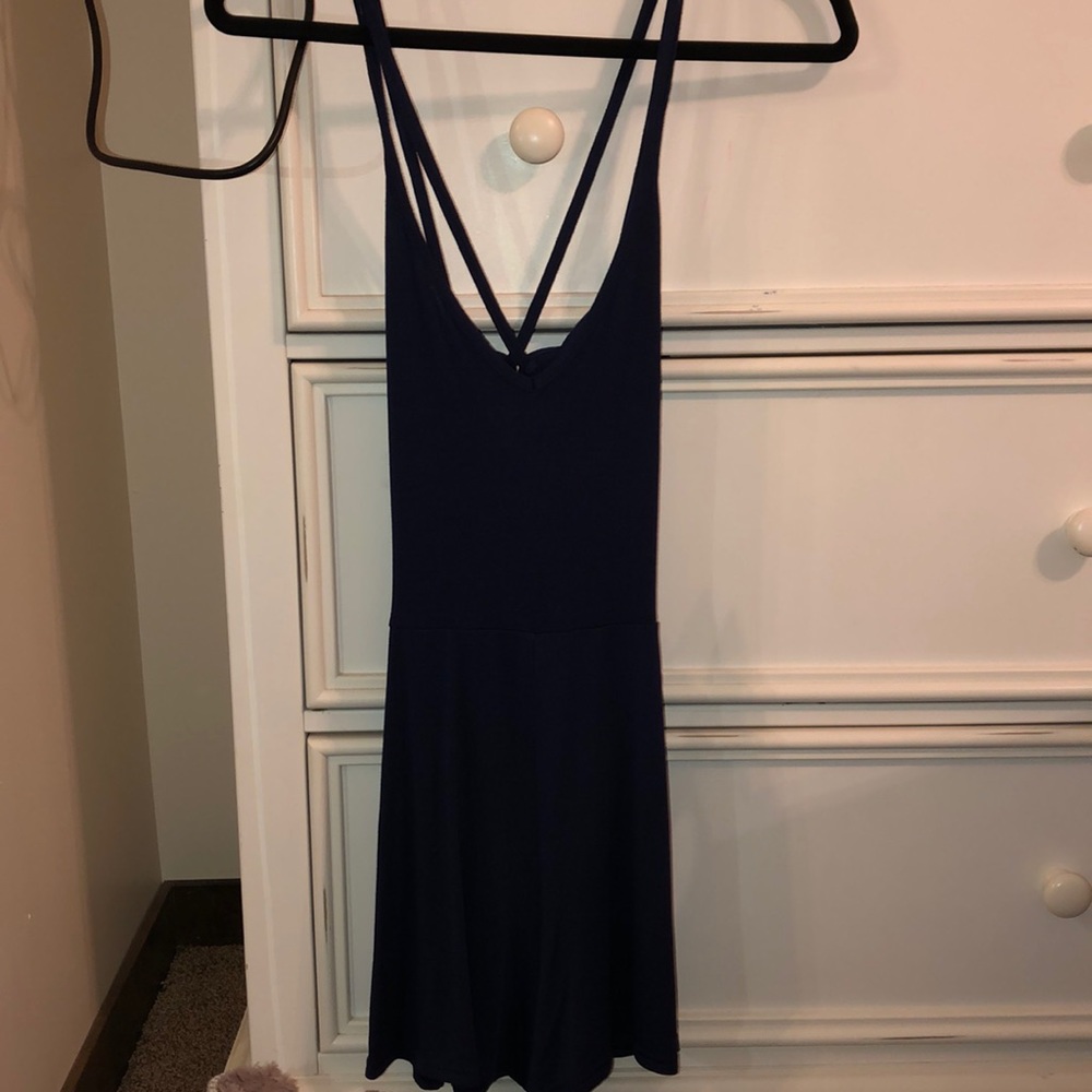 Navy blue romper